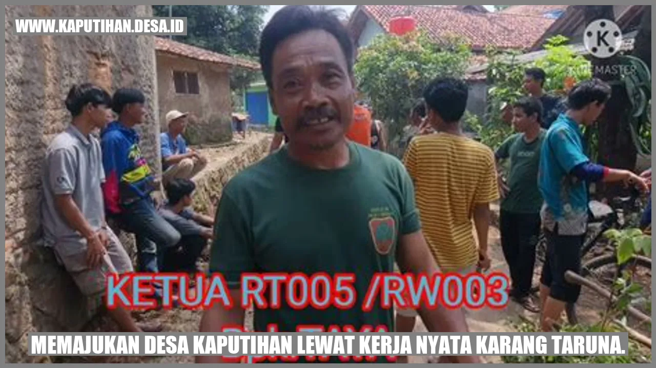 Memajukan Desa Kaputihan Lewat Kerja Nyata Karang Taruna